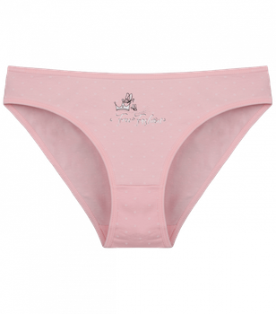 Трусики женские Donella с принтом Free Fasion - Donella - 2181B3 - XXL - Персиковый
