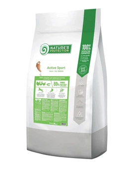 Сухой корм Nature's Protection Active Sport для взрослых спортивных, охотничьих и служебных собак 18 кг