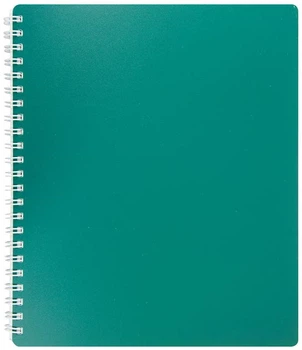 Тетрадь Buromax Classic B5 в клетку, 80 листов, 60г/м2 Зеленая (BM.2419-004)