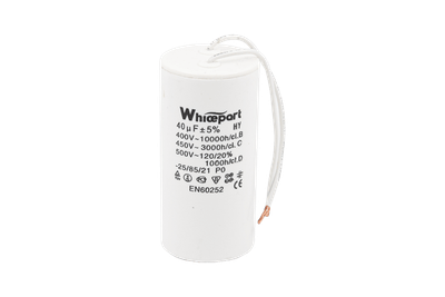 Конденсатор CBB60-K 40 мкФ, 450 В, Whicepart/Jyul (провод)