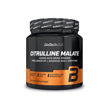 Амінокислота BioTech Citrulline Malate, 300 грам - Зелене яблуко