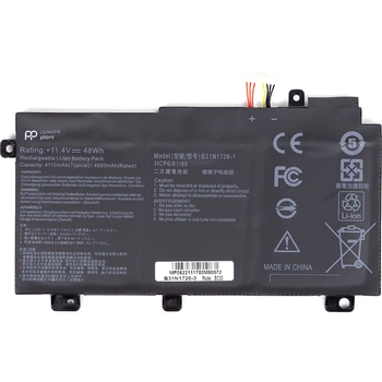 Аккумулятор PowerPlant для ноутбуков ASUS TUF Gaming FX504GD (B31N1726) 11.4V 4110mAh (NB431151)