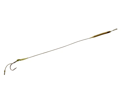 Повідець з гачком і ледаркою Carp Pro LS №4 / 25lb