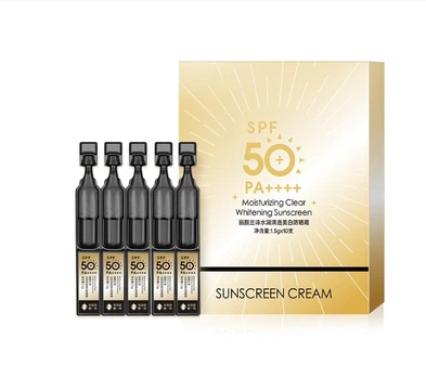 Солнцезащитный крем для лица Sunscreen SPF 50+ PA+++ 1,5 г*10 шт