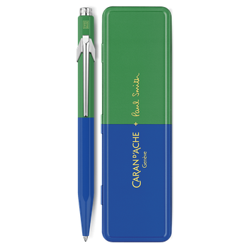 Ручка Caran d'Ache 849 Paul Smith Cobalt Blue & Emerald Green + пенал NM0849.338 (7630002353168)