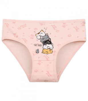 Детские слипы для девочки с рисунком - Donella - 4181B15 - 86-92 см - Персиковый