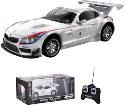 Машина на радиоуправлении Shantou Yisheng BMW Z4 GT3 Special Version 1:24 Белая (6902241803515)