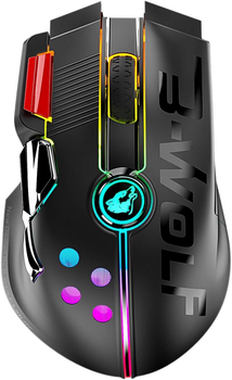 Беспроводная игровая мышь UrChoiceLtd X6 PRO, ультралегкая, сенсор Pixart PAW3325, до 12000 DPI, 2,4G/USB-C, 6 программируемых кнопок, аккумулятор 1000 мАч, для ПК/MAC/PS4/XBOX (черный)