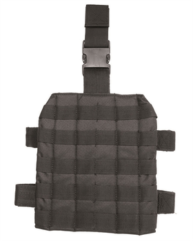 Накладка на ногу настегенна Mil-Tec Leg Base Molle Black (13484002)