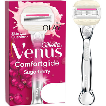 Бритва Gillette Venus Comfortglide Sugarberry Plus Olay з 1 змінним картриджем (8700216130516)