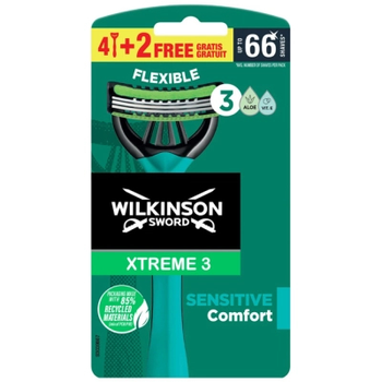 Бритва Wilkinson Sword Xtreme 3 Sensitive 4+2 шт. (4027800383405)