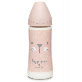 Бутылочка для кормления Suavinex Hygge Уютные истории, 360 мл, розовая (306697)