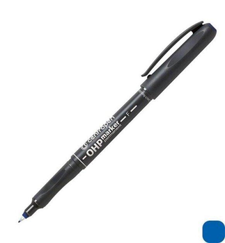 Маркер Centropen OHP 0.3мм синій (2634)