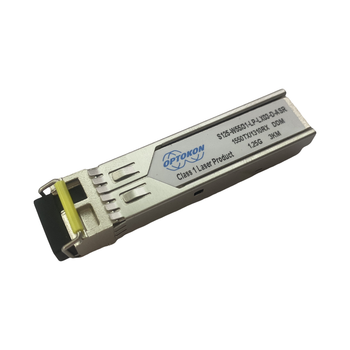 SFP модуль OPTOKON 1,25Гб, LC, rx 1550/ tx 1310 нм, WDM, 3 км