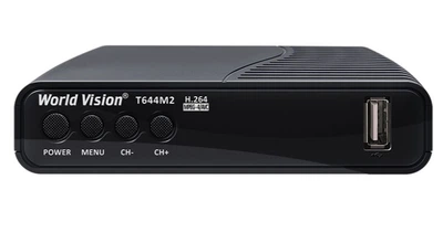 Цифровий ефірний ресивер World Vision T644M2 Fm