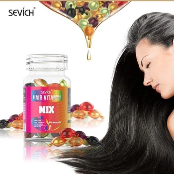Витаминные капсулы для лечения и блеска волос SEVICH Hair Vitamin MIX 30 капсул (6971774282029)