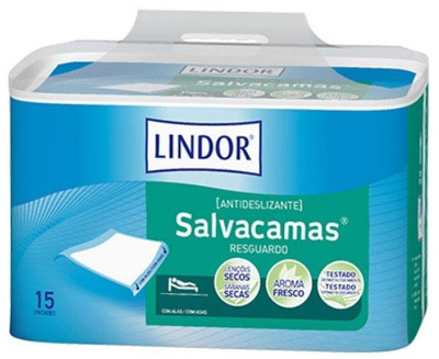 Пелюшки для дорослих Lindor Bed Saving Soaker з крильцями 60 x 180 см 15 шт (4052199132808)