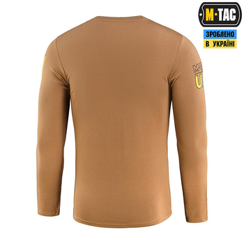 Тактическая M-Tac футболка UA Side длинный рукав Coyote Brown койот XL