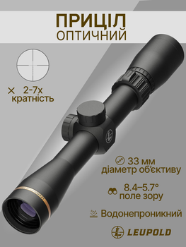 Оптический прицел Leupold VX-Freedom Rimfire 2-7x33 (1 inch) Rimfire MOA 174179