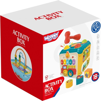 Розвиваюча іграшка Woopie Activity Box 6 in 1 Musical (5904326949416)