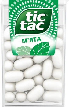 Упаковка драже Tic Tac со вкусом мяты 18 г х 12 шт