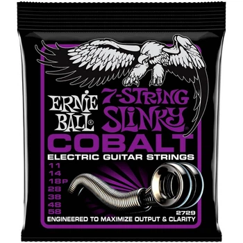 Струны Ernie Ball 2729 Cobalt 11-58 7-string Power Slinky