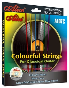 Цветные струны Alice AC107C-N Normal Tension