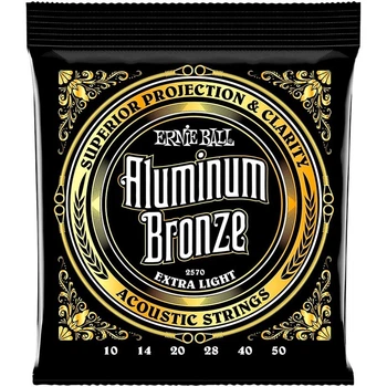 Струны Ernie Ball 2570 Aluminum Bronze Acoustic 10-50 Extra Light