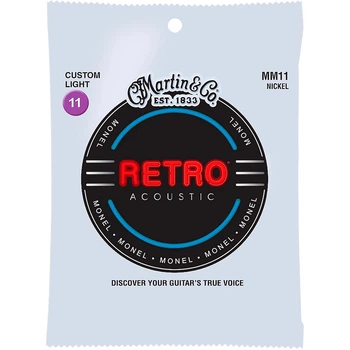 Струны Martin MM11 Retro Monel 11-52 Custom Light