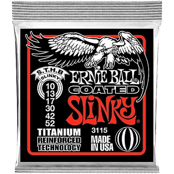 Струни Ernie Ball 3115 Coated Titanium RPS 10-52 Skinny Top Heavy Bottom
