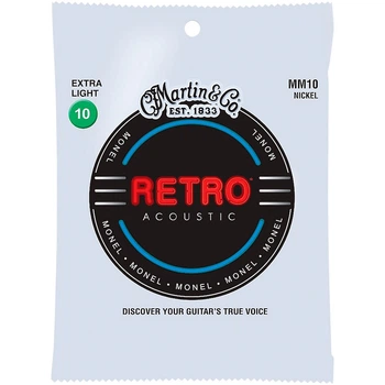 Струны Martin MM10 Retro Monel 10-47 Extra Light