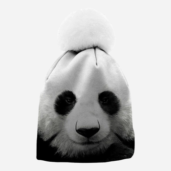 Czapka beany damska Mr. Gugu & Miss Go Panda WB21WH L Czarna (5903845401092)