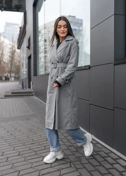 Жіночий плащ Staff cap gray XS