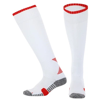 Гетри футбольні дитячі Zelart 661 розмір 28-33 White-Red