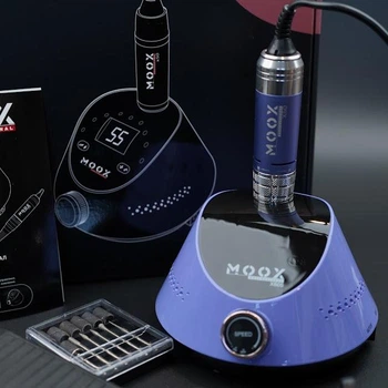 Профессиональный фрезер Мокс X805 на 80 Вт. - 55000 об./мин. для маникюра и педикюра purple