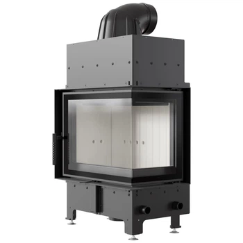 Камінна топка Kratki FLOKI права 8 KW Ø 160 (8,0 кВт)