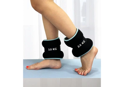 Утяжелители EasyFit Comfort 2 кг для ног и рук с металлом (пара)