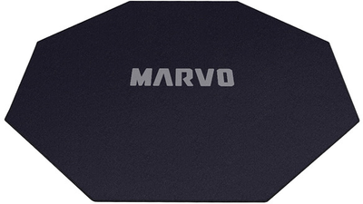 Mata pod fotel gamingowy Marvo GM02 1100 x 1100 x 2 mm Czarna (6932391927519)