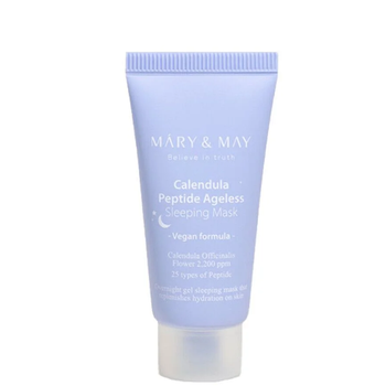 Ночная антивозрастная маска с лепестками календулы Mary&May Calendula Peptide Ageless Sleeping Mask 30 g