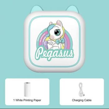 Термопринтер Pegasus pink Голубой