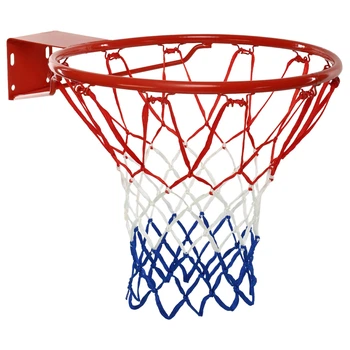 Сетка баскетбольная SPALDING 8279SPCN ALL WEATHER (полиэстер, цвет красный-белый-синий, в компл. 1шт, вес 150г)