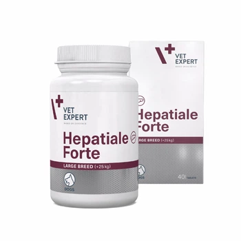 VetExpert Hepatiale Forte Large Breed пищевая добавка для поддержания функций печени у собак крупных пород, 40 таблеток
