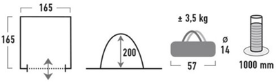 Namiot High Peak Lido 14012 (4001690140126)