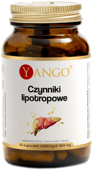 Suplement diety Yango Czynniki lipotropowe 90 kapsułek (5904194064082)