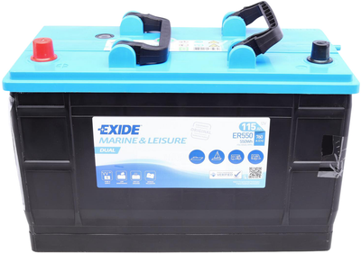 Аккумуляторная батарея Exide Dual 115 А/час 760 A 350 x 175 x 235 мм (+/-) B00 (ER550)