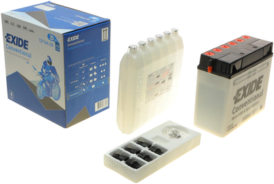 Аккумуляторная батарея Exide 20 А/час 210 A 185 x 80.5 x 170 мм (-/+) B0 (12Y16A-3A)