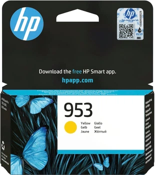 Картридж HP F6U14AE 953 10 мл Yellow (0725184104039)