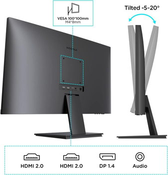 Монітор KOORUI 27 Business IPS Black UHD 60HZ HDR10 (N07) (KOORUI-N07)