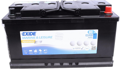 Аккумуляторная батарея Exide Gel 80 А/час 540 A 350 x 175 x 190 мм (-/+) B13 (ES900)