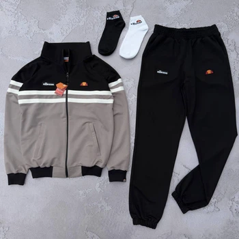 Спортивний чоловічий костюм Ellesse Сірий L (KP-23)